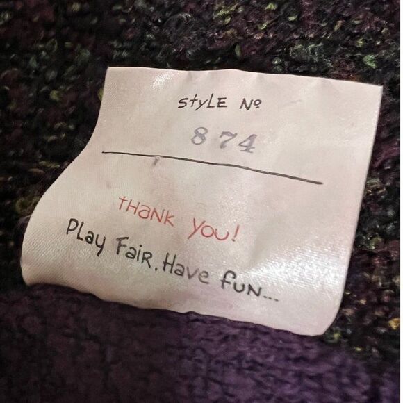 Vintage Play Alegre Linen Shirt Jacket M Hand Painted Art to Wear Fish Nautical - Picture 5 of 8